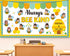 Bee Bulletin Board Set DIY Photo Crafts Summer Cutouts for Teachers Students Always Bee Kind Classroom Decorations