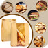 50Packs Packaging (13.7x8.3x3.5 Inch), Moretoes Large Paper Bread Bags for Homemade Bread, Sourdough Bread Bags