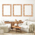 Whaline 32.8ft Boho Floral Bulletin Board Borders Retro Flower Scalloped Strips for School Classroom Office