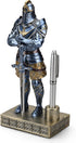 Knight Pen Stand Decoration, Resin Pen Holder Art Craft Paperweight for Desktop Organizer, Gifts for Boyfriend,