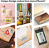 Holographic Thermal Labels Gold 400Pcs/Roll - 2” Round Self Adhesive Thermal Printer Label Stickers for Business Logo