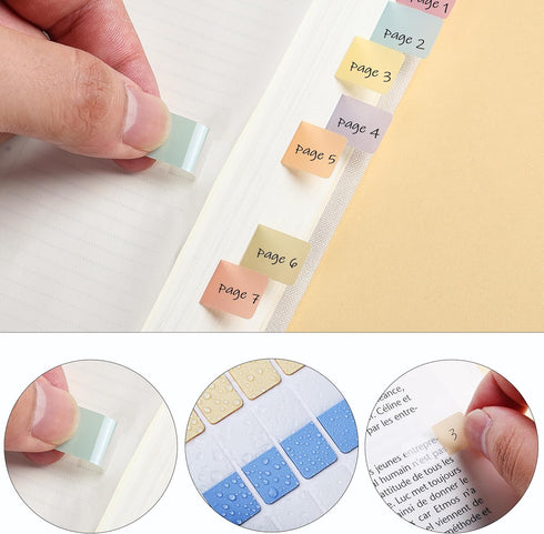 Mr. Pen Sticky Index Tabs, 480 Pcs, Pastel Sticky Tabs for Notebooks, Page Markers for Binders and Books