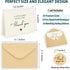 ISPONRE 25 Pack Premium Elegant Thank You Cards with Envelopes & Stickers Blank Inside Personalized Notes, Perfect