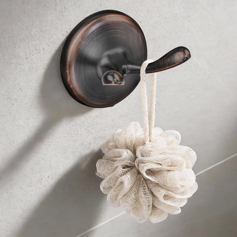 DEGULAS SetOil Set, 24In Set Bathroom Towel Bar Accessories Rubbed Bronze Bathroom Hardware Includes Towel Bar, Towel