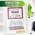 Double Sided Tape with Retractable Dispenser Roller - Permanent, Acid Free, Transparent - 2 Runners & 8 Refill