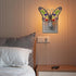 1-Pack 7W 3000K KY&BOSAM Butterfly Night Lights Plug into Wall Plug in Night Light Dusk to Dawn Warm White Bright Real