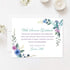 Hummingbird 5.5x4.25 Personalized Sympathy Thank You Cards, Funeral Thank You Cards, Bereavement Notes with Envelopes