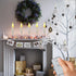 6 Pack Remote LED Taper Candles Battery Operated, Halloween Floating Candle Lights Flickering Flameless Outdoor