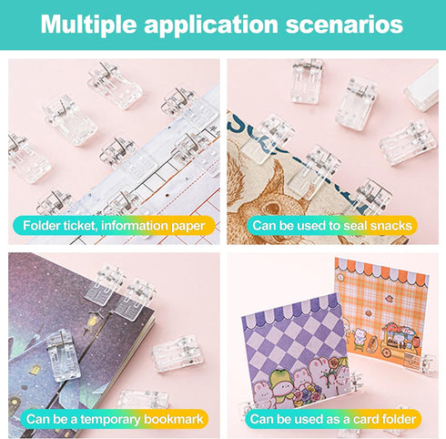 KornaDoz 30 Pcs Clear Adhesive Wall Hooks, Strong Clips for Hanging Photos, Posters, Tapestry & String Lights