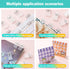 KornaDoz 30 Pcs Clear Adhesive Wall Hooks, Strong Clips for Hanging Photos, Posters, Tapestry & String Lights