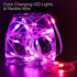9.8ft 9.8ft 300 LED Curtain Lights, x LED Color Changing String Fairy Lights Curtain Smart APP Control, Music & Voice