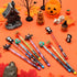 Qilery 24 Pcs Halloween Pencils Bulk, Stackable Pencils with Top Eraser for Kids Halloween Party Supplies