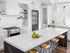 Grey White Marble Contact Paper Glossy Peel and Stick Wallpaper, Waterproof DIY Removable Contact Paper for Bathroom