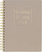 Graphique Vegan Leather Spiral Journal, “Today” – 8” x 10", 192 Lined Pages, Gold Foil Quote Cover