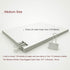 Nctinystore Medium Binder Clips, 1-1/4 Inch Silver Clamp, 24 Count