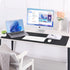 Large Desk Mat 47.2" x 17" Black Leather Desk Pad Protector with Natural Cork & PU Leather, Waterproof Desk Blotter Pad