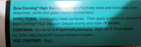 Dow Corning 5.3oz Vacuum Lubricant Tube