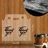 Packaging 2 Cups(1000 Handle Drinking Poly Bags Thank You Clear Plastic Bags, Drink Carrier with Handle Cup Carriers