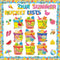 Tenceur 69 Pcs Summer Bulletin Board Decorations Set, Summer Bucket Lists Cutouts for Classroom Door Decor