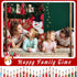 Christmas Pencils Bulk for Kids, Colorful Winter Wood Pencils with Eraser, 12 Styles (96 Pcs)