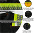 TCCFCCT High Visibility Shirts for Men Class 3 Hi Vis Reflective Short Sleeve Construction Work Shirts with Green