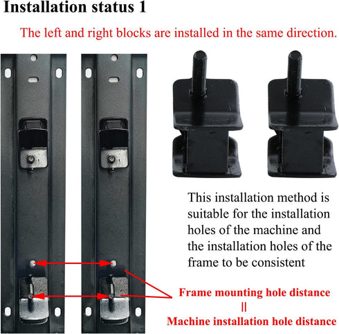 Generator Anti Vibration Rubber Mount for 2000w-4750w Generators, Compatible with Champion Firman Predator (4 Pcs)