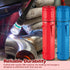 Zonon 4 Pcs 14 Inch Electrode Rod Storage Tube, Waterproof Welding Rod Holder for Canister (Red and Blue)