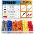 100PCS Colorful Wire Connectors Nuts, Insulating Insert Twist Electrical Wire Caps for Quick Connection