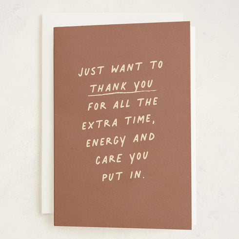 Minted Passing Notes Thank You Card Premium 5x7 Appreciation Card with Envelope,
