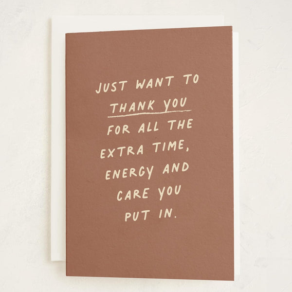 Minted Passing Notes Thank You Card Premium 5x7 Appreciation Card with Envelope,