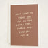 Minted Passing Notes Thank You Card Premium 5x7 Appreciation Card with Envelope,
