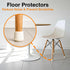 1-1/8" Set 24, Shepherd Hardware Round Non-Marking Rubber Slip-On Chair Leg Tips, Non-slip Protective Furniture Leg