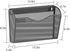 samstar 6 Pack Mesh Wall Mounted File Holder, Metal Wall File Pocket Mail Organizer for Office/Home