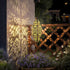 twinkya 1 Pack) Hanging Solar Lights Outdoor Garden Decorative Solar Lantern Waterproof Metal Moroccan Outdoor