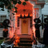 Lights(23 Feet,100 Count)-Incandescent woohaha Outdoor Halloween Orange Christmas Lights with Black Wire,Mini Orange