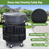 32-55 Trash Can Caddy Bags Fit Gallon Garbage Bins, Garbage Bin Caddy Bag Organizer with Multi-Pockets, Organizer