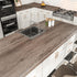 85''x15.8'' Classic Gray Oak Wood Wallpaper Peel and Stick Wood Contact Paper Waterproof countertop Vinyl Wood Wall Paper Removable Wood Look Vinyl Wrap for Cabinets Shelves by AbaBoorty
