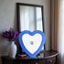 Rosojodg Lights(0.5W) Blue Plug-in Auto Sensor Control LED Night Light Lamp Bedroom Hallway Heart Shaped Night