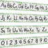 gisgfim 12 Pieces Cactus Alphabet Bulletin Board Strips Set, ABC Alphabet Banner & Number Border for Classroom,