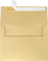 LUXPaper A6 Invitation Envelopes | 4 3/4" x 6 1/2" | Blonde Metallic | 80lb. Text | 50 Qty | Peel & Press