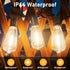 25 Pack ST40 LED Replacement Light Bulbs, Vintage Waterproof Shatterproof Dimmable E17 LED Bulbs, Warm White 2700K