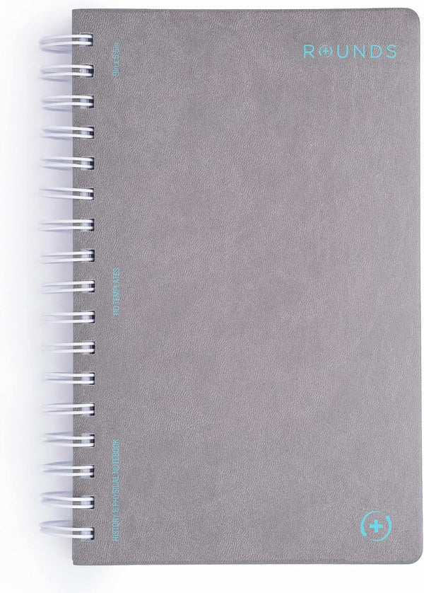 H&P Notebook, Medical History and Physical Notebook, 110 Templates, Minimalist Leather Cover