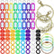 Daily Treasures 78Pcs Key Caps Tags Covers Set, 48Pcs Plastic Key Identifier Covers & 24Pcs Plastic Tags