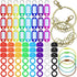 Daily Treasures 78Pcs Key Caps Tags Covers Set, 48Pcs Plastic Key Identifier Covers & 24Pcs Plastic Tags