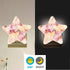 Burbuja 0.2W Floral LED Night Light Plug into Wall Star-Shaped Nightlight Dusk to Dawn Auto Sensor for Bedroom Bathroom