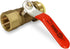 Everflow Supplies Pushlock UPBVF12 1/2 Inch Push X Female Ball Valve, Full Port Design