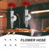 8pcs Flower Test Vases with Picks Tubes, Decorative Wall Planter Test Vases for Flowers