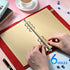 Tofun 2 Packs A5 A5 6-Ring 8mm 80 160 Lined Vintage Refillable Paper, Retro Binder Refills Paper for Binders Planner