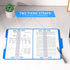 Plastic Manila File Folders 24 Pack, Heavy Duty Letter Size 1/3 Cut Erasable Tabs, 3 Tab Filing Folder for Office,