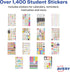 Avery Student Planner Stickers Pack, 30 Sheets, 1,452 Total, for School Planners, Journals, or Calendars